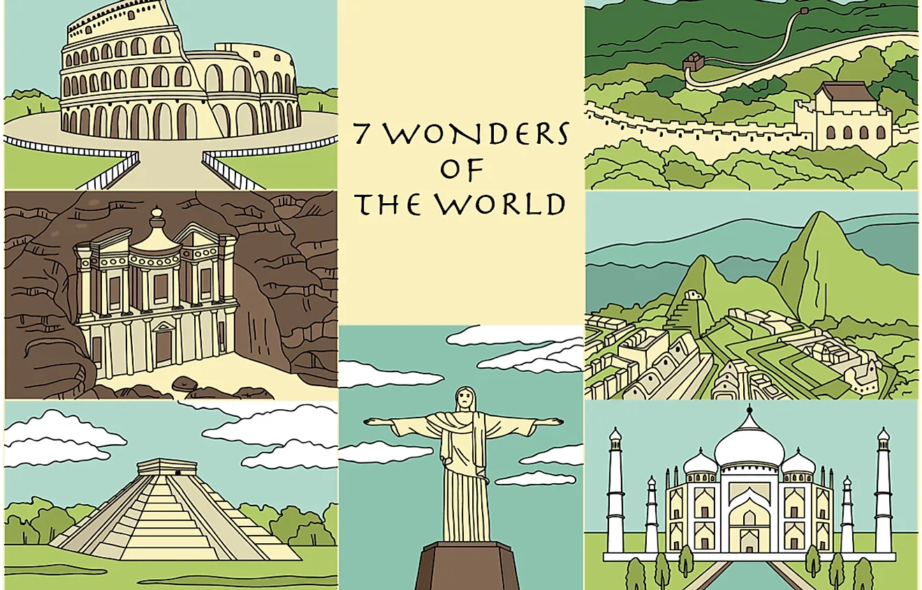 Seven Wonders Collage